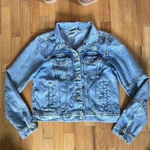 Free People Rumors Denim Jacket sz M